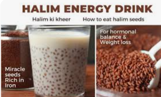 Halim Energy Drink | Halim seeds | Aliv Seeds Milk Recipe